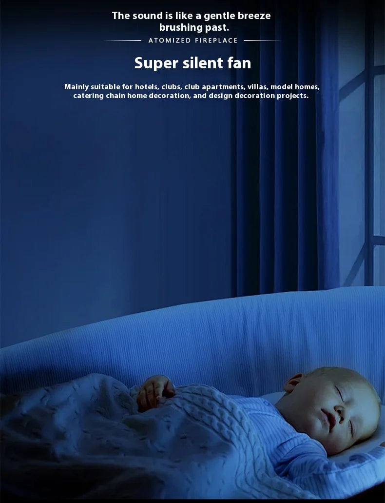 800mm Atomizing Fireplace For Living Room Multi-color Fake Flame Electronic Fireplace Home Remote Control Water Steam Fireplace