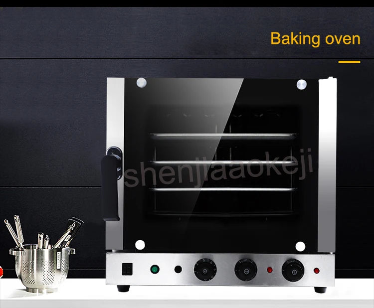 EC01F 4 trays Hot-air Convection Oven kitchen Baking oven Electric oven commercial 60L 220V 4500W