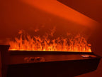 Netflix Fireplace |Smart Silent Mist Fireplac Silent Humidifier + Crackling Sound | No Gas/Wood Needed | 5-Year Warranty