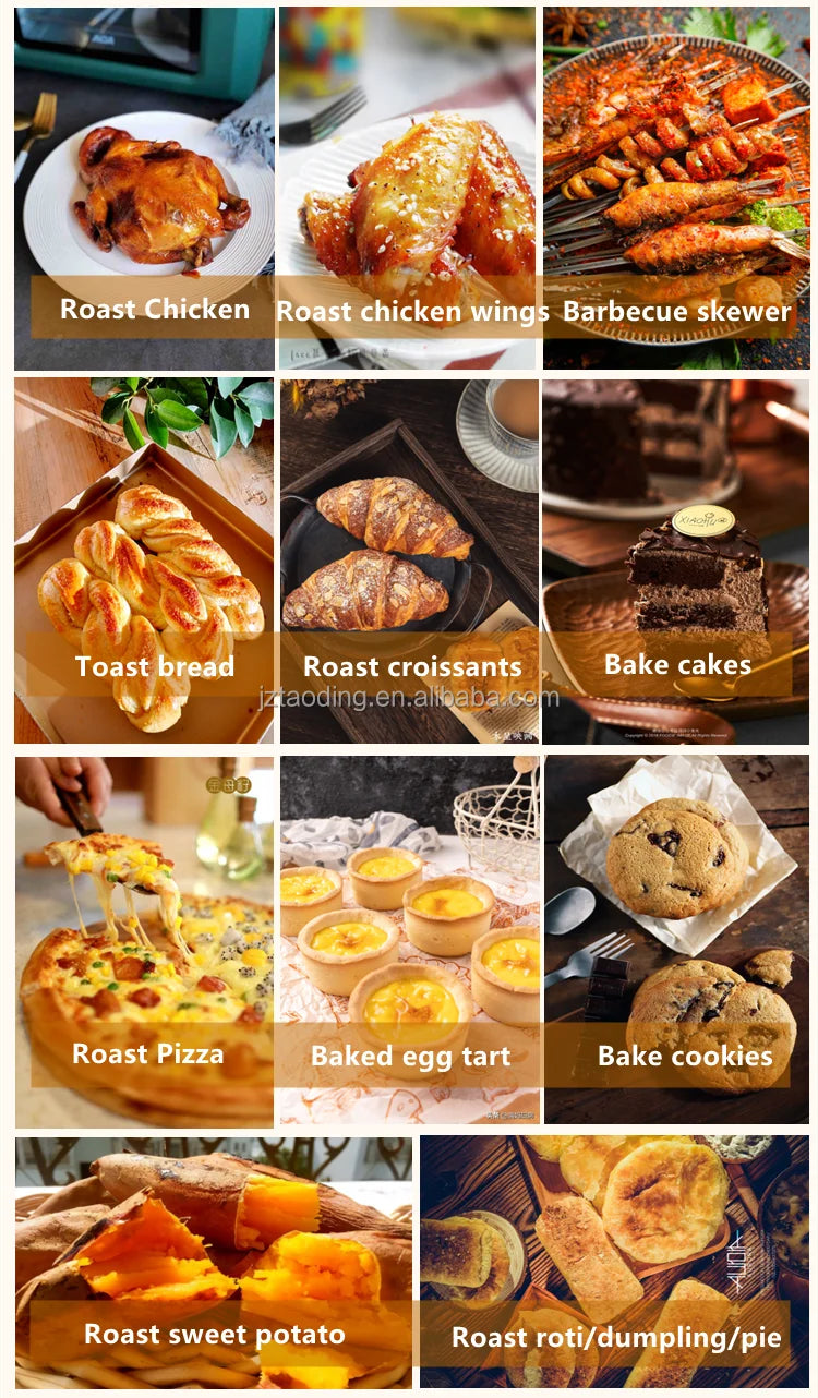 3 Deck 6 Trays Commercial Kitchen Oven Toaster Bakery Machine Equipment Pizza Baking Oven Electric Bread Cake Deck Oven