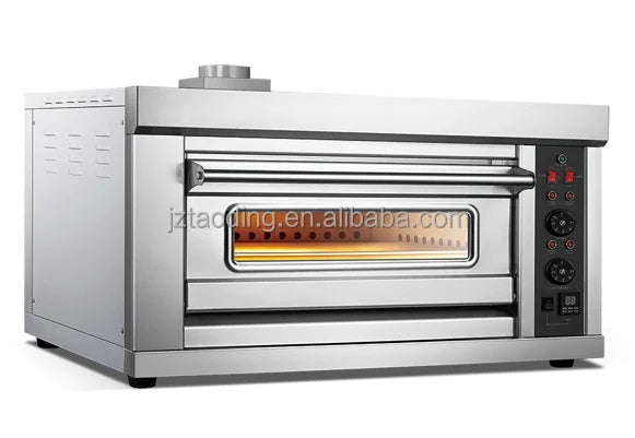 3 Deck 6 Trays Commercial Kitchen Oven Toaster Bakery Machine Equipment Pizza Baking Oven Electric Bread Cake Deck Oven