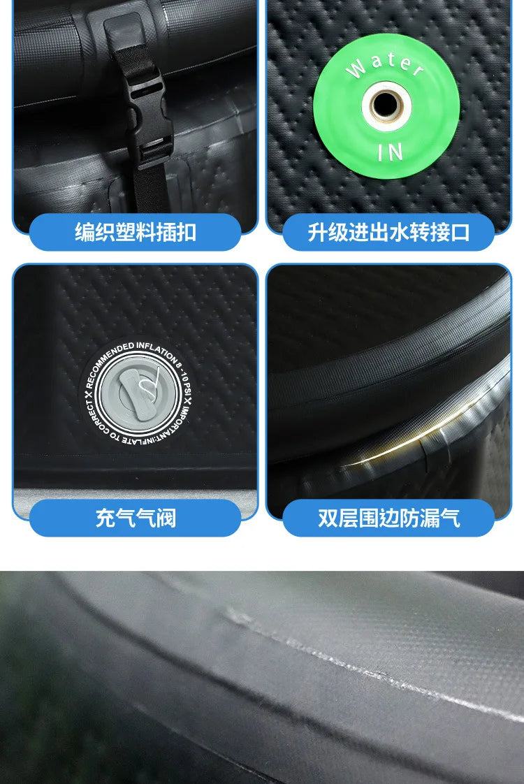 150*80*75cm Foldable Bathtub for Adults, Ice Bath, Portable Inflatable Bathtub Resumption of training