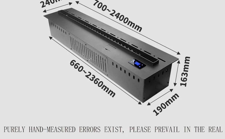 Water Vapor Fireplace Recessed Multicolour Realistic Atomized Flame 3d Electric Fireplace with Auto Water Control and Remote