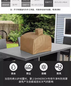 Gas Pizza Oven Outdoor with Thermometer Stainless Steel Large Traditional Kiln Pizza Oven 오븐 accessoires de cuisine forno pizza