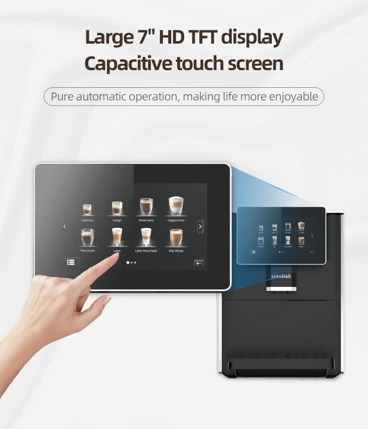 Coffee Machine Cappuccino Americano Espresso Latte Cafetera Fully Automatic Machine