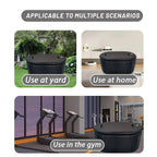 Inflatable Black Portable Oval Cold Plunge Ice Bath Tub with Pump for Cold Water Therapy Recovery