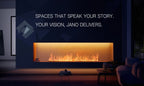 Water Vapor Fireplace Recessed Multicolour Realistic Atomized Flame 3d Electric Fireplace with Auto Water Control and Remote