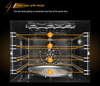 EC01F 4 trays Hot-air Convection Oven kitchen Baking oven Electric oven commercial 60L 220V 4500W