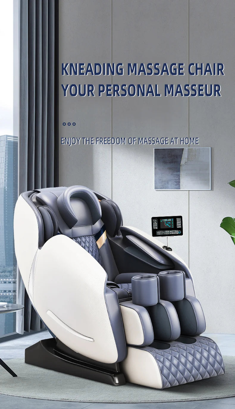 AS-100 Automatic Home Full Body Airbag Kneading  Massag Chair Electric Zero Gravity Massage Chair with Bluetooth Voice Control