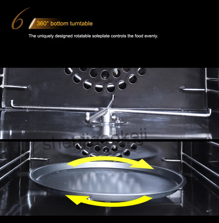 EC01F 4 trays Hot-air Convection Oven kitchen Baking oven Electric oven commercial 60L 220V 4500W