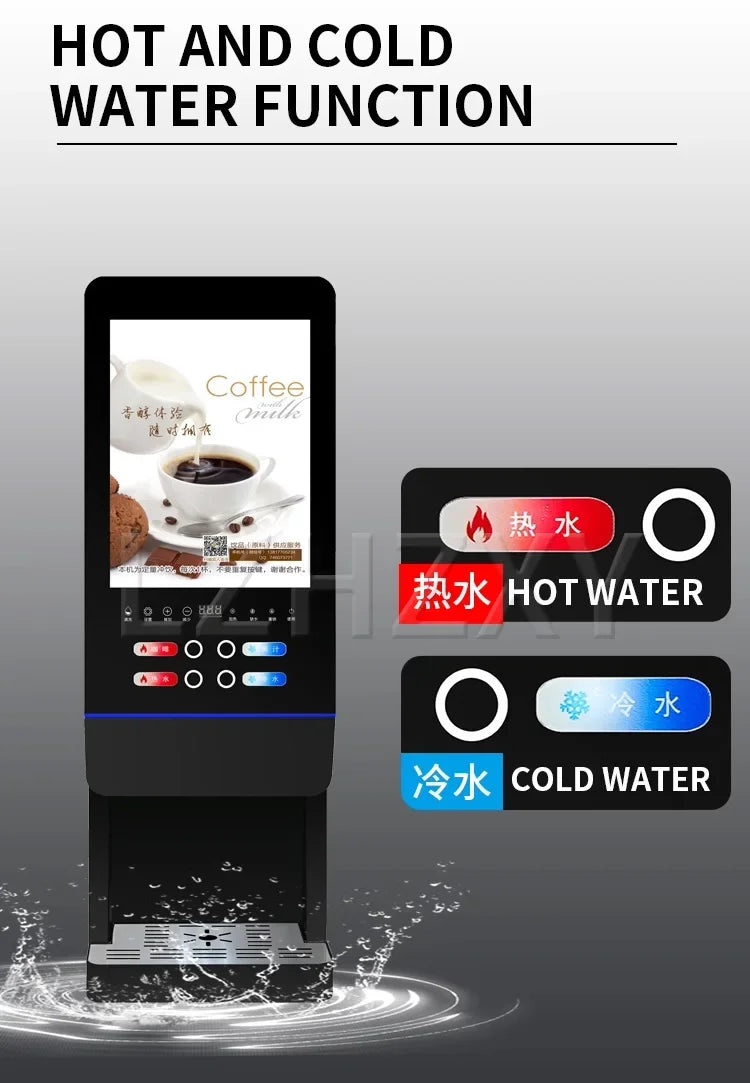 Instant Beverage Machine 110V 220V Hot Cold Milk Tea Coffee Maker Easy Operation Commercial or Household