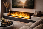 Water Electric Fireplace 3D Mist Fireplace Embedded Realistic Mist Flame Remote Control APP Interior Decoration Steam Fireplace
