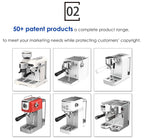 Professional Semi Automatic Expresso Coffee Machine Commercial Espresso Coffee Machines Makers