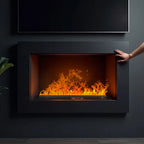 Water Vapor Fireplace Recessed Multicolour Realistic Atomized Flame 3d Electric Fireplace with Auto Water Control and Remote