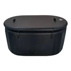 Inflatable Black Portable Oval Cold Plunge Ice Bath Tub with Pump for Cold Water Therapy Recovery