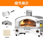 Gas Pizza Oven Outdoor with Thermometer Stainless Steel Large Traditional Kiln Pizza Oven 오븐 accessoires de cuisine forno pizza