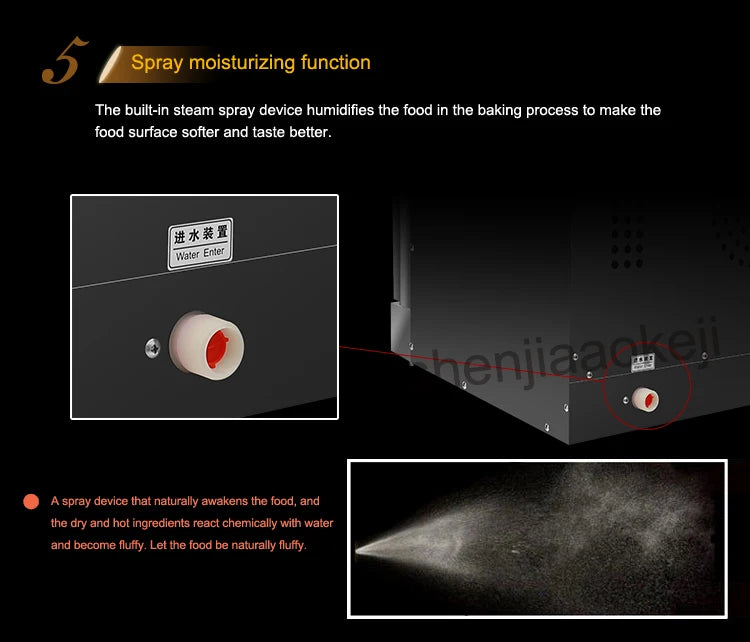 EC01F 4 trays Hot-air Convection Oven kitchen Baking oven Electric oven commercial 60L 220V 4500W
