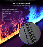 800mm Atomizing Fireplace For Living Room Multi-color Fake Flame Electronic Fireplace Home Remote Control Water Steam Fireplace