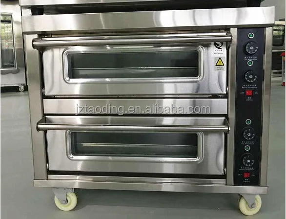 3 Deck 6 Trays Commercial Kitchen Oven Toaster Bakery Machine Equipment Pizza Baking Oven Electric Bread Cake Deck Oven
