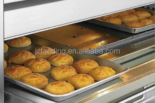3 Deck 6 Trays Commercial Kitchen Oven Toaster Bakery Machine Equipment Pizza Baking Oven Electric Bread Cake Deck Oven