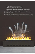 Netflix Fireplace |Smart Silent Mist Fireplac Silent Humidifier + Crackling Sound | No Gas/Wood Needed | 5-Year Warranty