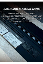 Smart 3D Atomizing Electric Fireplace - Colorful LED Steam Flame, App & Remote Control, Humidifier