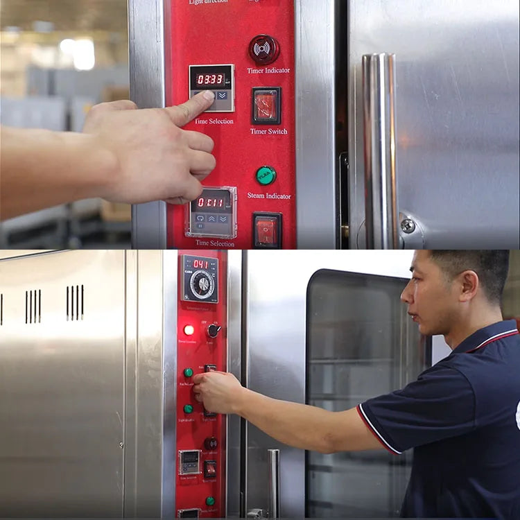 Hot Air 12 Trays Gas Convection Oven Commercial Baking Equipment Bakery Oven Kitchen Machine