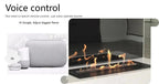 Electric LED Fireplace 3D Flame Water Vapor Steam Fire Place Auto Fill & Drain Fake Flame Fireplace for Living Room Home Decor