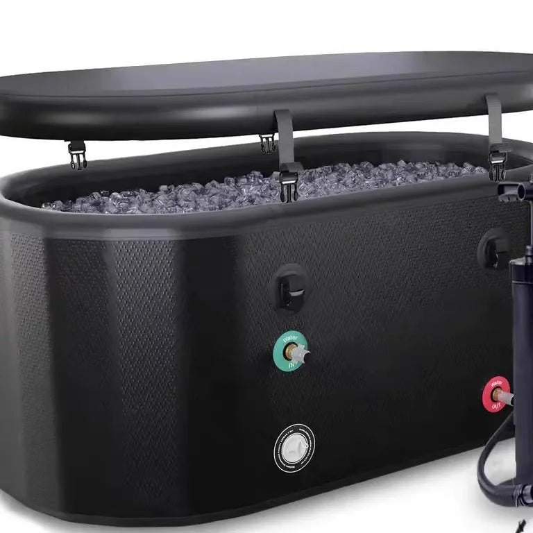 Ice Bath Tub Portable Cold Plunge for Cold Water Therapy Ice Baths at Home Outdoor Gym