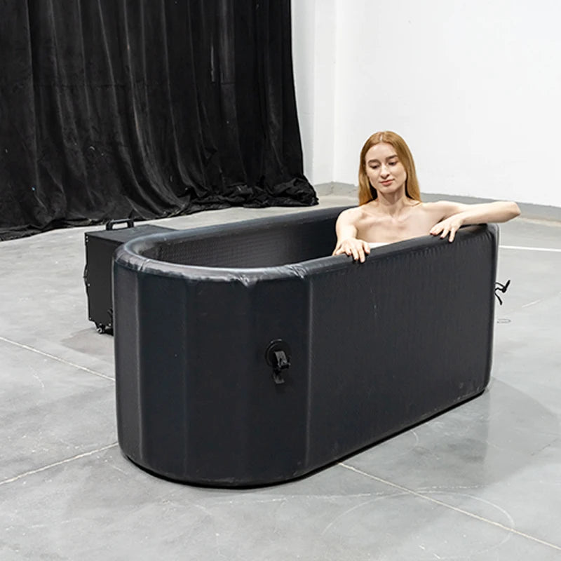 Ice Bath Tub Portable Cold Plunge for Cold Water Therapy Ice Baths at Home Outdoor Gym