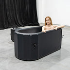 Ice Bath Tub Portable Cold Plunge for Cold Water Therapy Ice Baths at Home Outdoor Gym