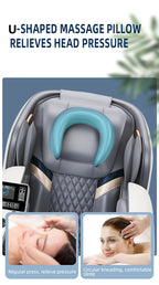 AS-100 Automatic Home Full Body Airbag Kneading  Massag Chair Electric Zero Gravity Massage Chair with Bluetooth Voice Control