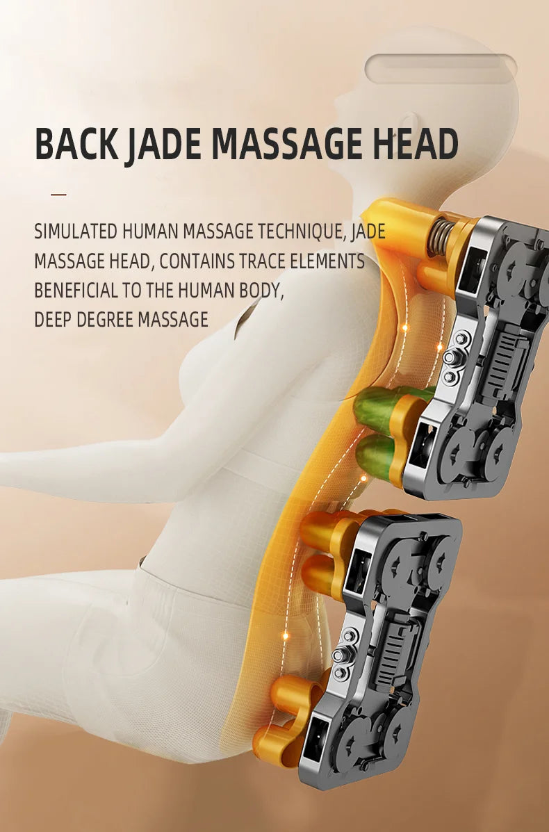 AS-100 Automatic Home Full Body Airbag Kneading  Massag Chair Electric Zero Gravity Massage Chair with Bluetooth Voice Control