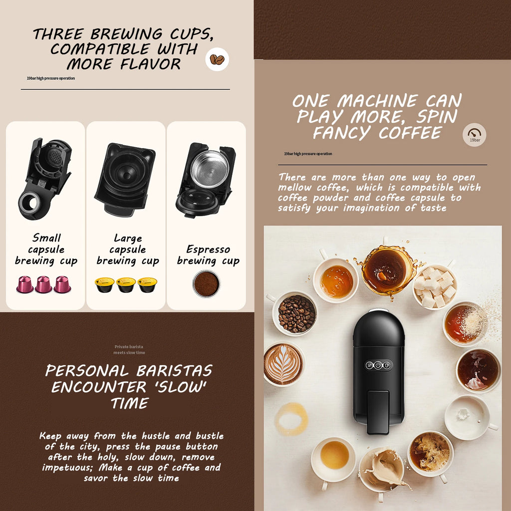 Professional Espresso Coffee Machine Automatic Coffee Maker With Milk Frother