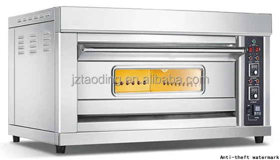 3 Deck 6 Trays Commercial Kitchen Oven Toaster Bakery Machine Equipment Pizza Baking Oven Electric Bread Cake Deck Oven