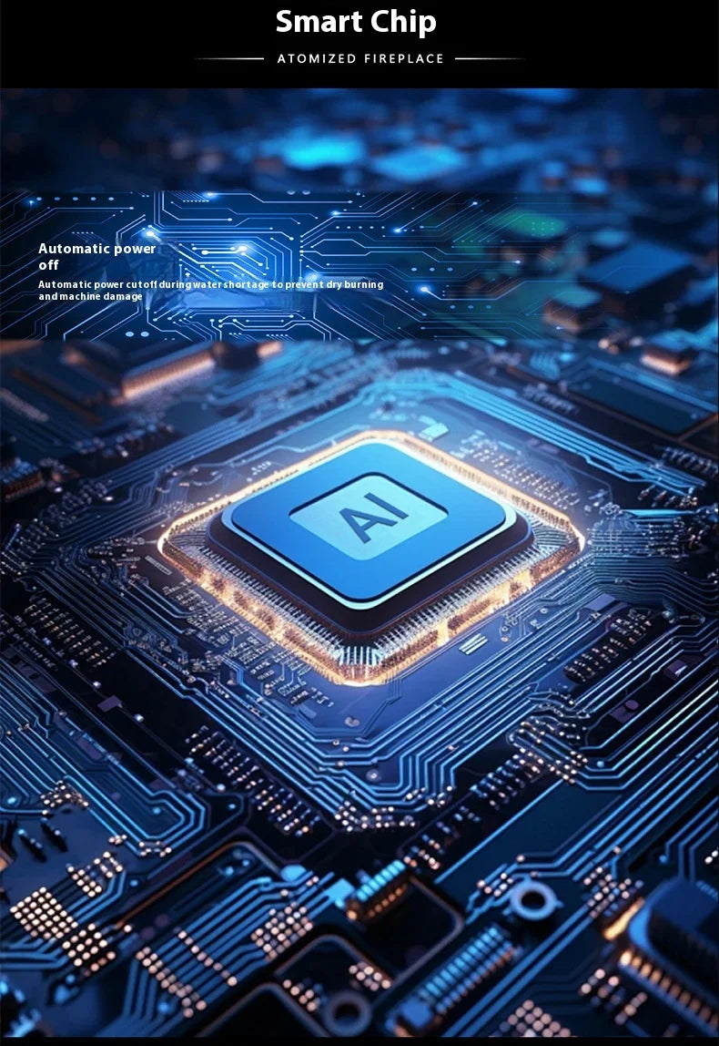 800mm Atomizing Fireplace For Living Room Multi-color Fake Flame Electronic Fireplace Home Remote Control Water Steam Fireplace