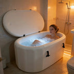 150*80*75cm Foldable Bathtub for Adults, Ice Bath, Portable Inflatable Bathtub Resumption of training