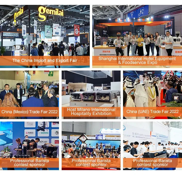 Commercial Coffee Machine CRM3120C Dual Head Coffee Machine, Independent Multi Boiler System, Adjustable Extraction Temperature