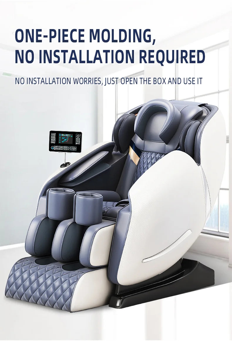 AS-100 Automatic Home Full Body Airbag Kneading  Massag Chair Electric Zero Gravity Massage Chair with Bluetooth Voice Control