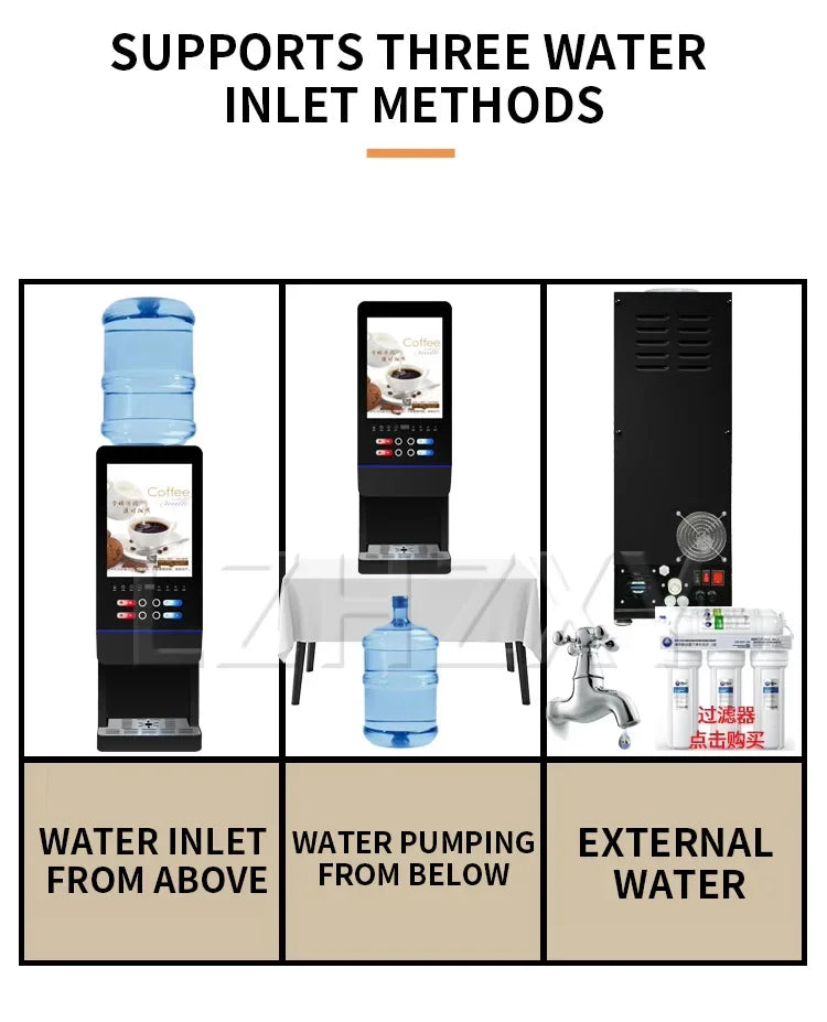 Instant Beverage Machine 110V 220V Hot Cold Milk Tea Coffee Maker Easy Operation Commercial or Household