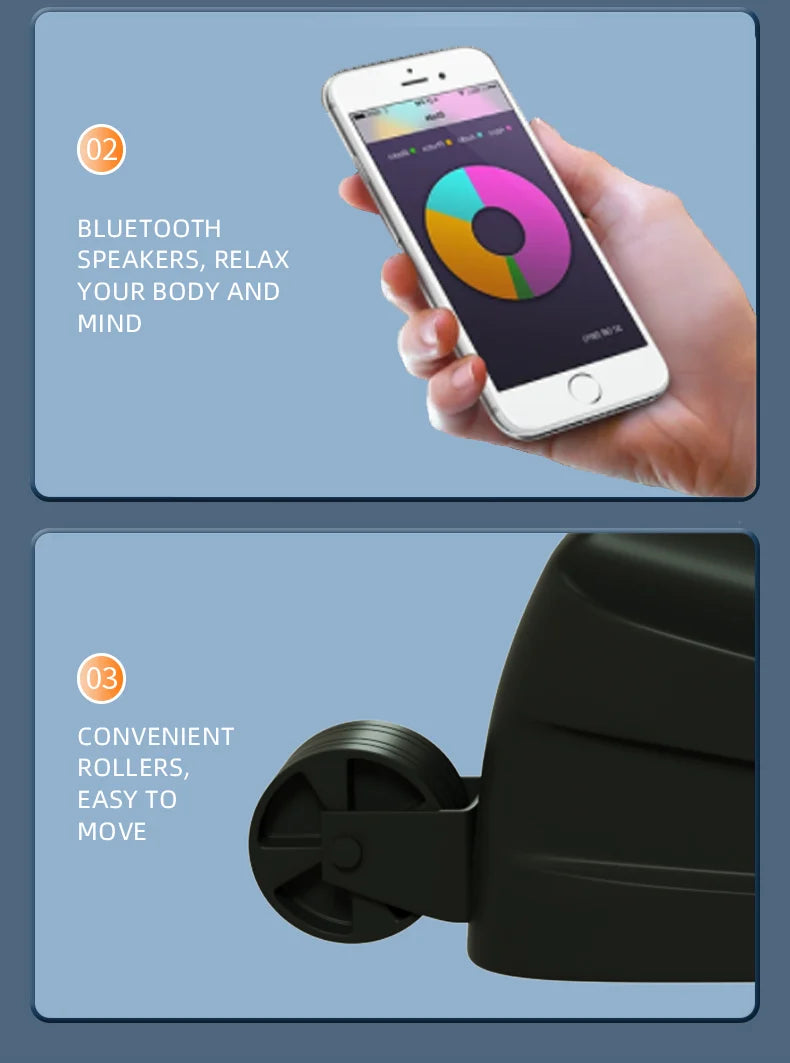 AS-100 Automatic Home Full Body Airbag Kneading  Massag Chair Electric Zero Gravity Massage Chair with Bluetooth Voice Control