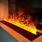 3D Water Electric Fireplace Mist Fireplace Embedded Realistic Mist Flame Remote Control APP Interior Decoration Steam Fireplace