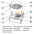 2KG Large Capacity Coffee Bean Cooler Machine Electric Cooling Machine for Home