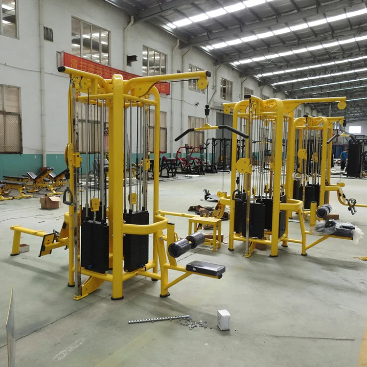 Fitness Equipment Weightlifting Gym Machine Multifunction Trainer Indoor 4 Station Machine