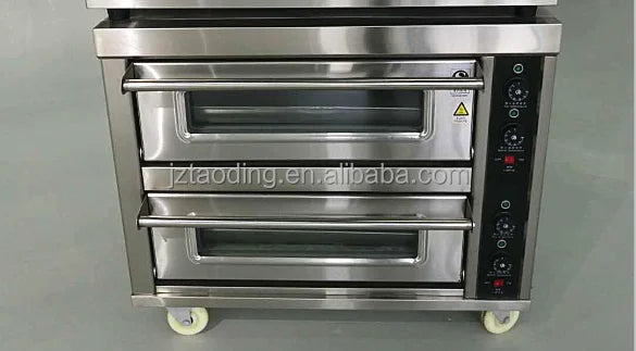 3 Deck 6 Trays Commercial Kitchen Oven Toaster Bakery Machine Equipment Pizza Baking Oven Electric Bread Cake Deck Oven