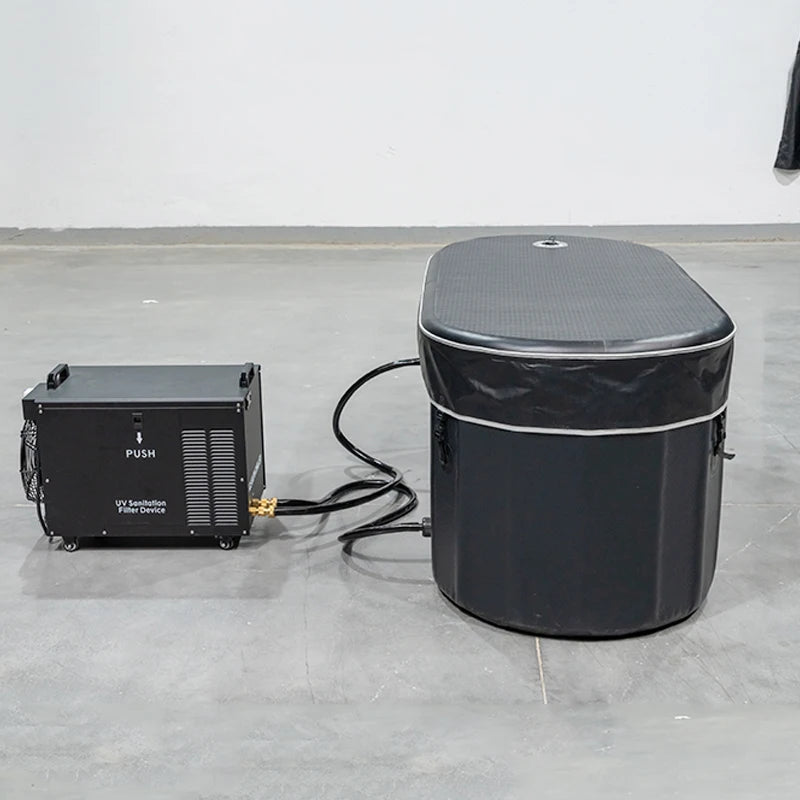 Ice Bath Tub Portable Cold Plunge for Cold Water Therapy Ice Baths at Home Outdoor Gym