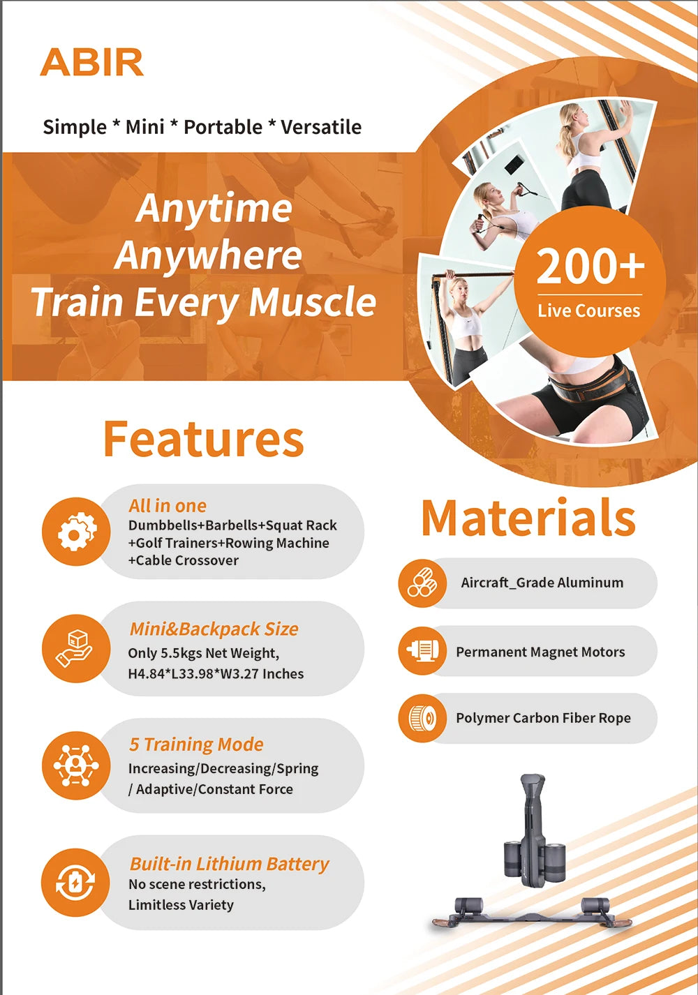 2025 All-in-One Home Gym Equipment