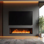 Water Vapor Fireplace Recessed Multicolour Realistic Atomized Flame 3d Electric Fireplace with Auto Water Control and Remote