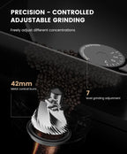 Mcilpoog M3 Automatic Espresso Coffee Machine ，Built-In Milk Frother & Tank, 7 Coffee Varieties, Touchscreen