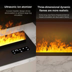 3D Water Electric Fireplace Mist Fireplace Embedded Realistic Mist Flame Remote Control APP Interior Decoration Steam Fireplace